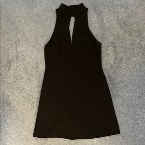 Express Black Halter Sheath Dress
